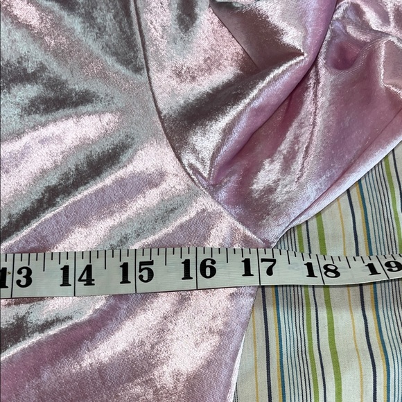 Free People Blush‎ Pink Romantic Button Front Velvet Mini Dress S - Picture 6 of 9